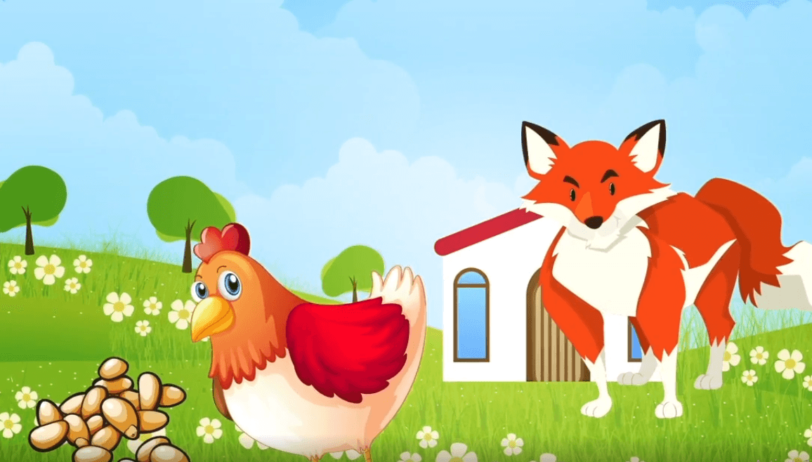 داستان کوتاه کودکانه مرغ پر قرمزی